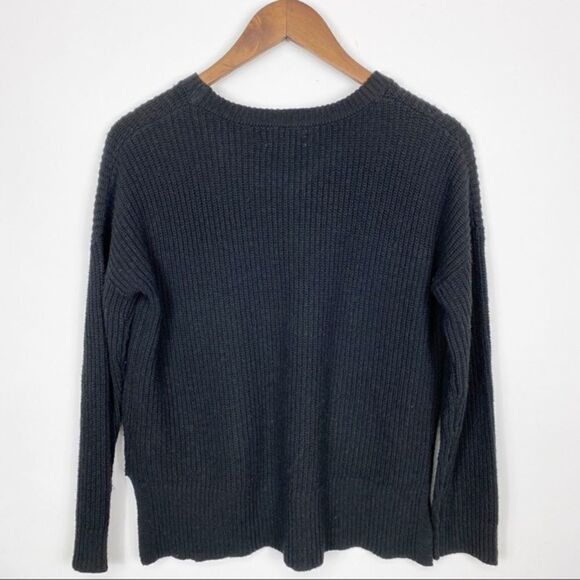 Melloday Black Front Pocket Sweater Small - Picture 6 of 8